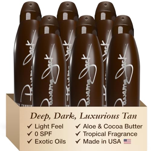Image of Panama Jack Trophy Suntan Oil Spray, SPF 0, 5.5 OZ (Pack of 6)
