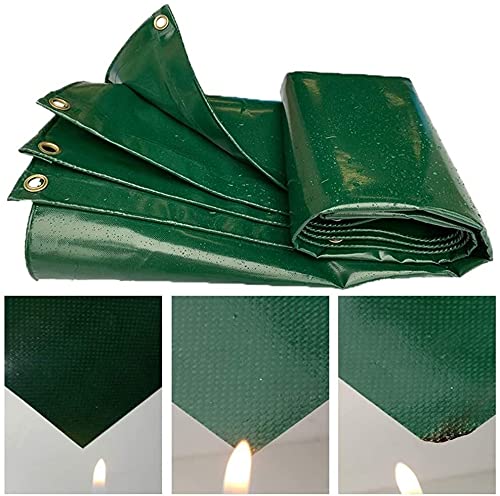 PLMOKN Kind Swingset Shade, Speeltuin Tarp Cover, Canopy Vervanging, Rain Tarpaulin Flame Vertragende Waterdichte -UV met bouten voor terrassen, rijstrook (Color : Green, Size : 1.4×1.9m) - Image 5