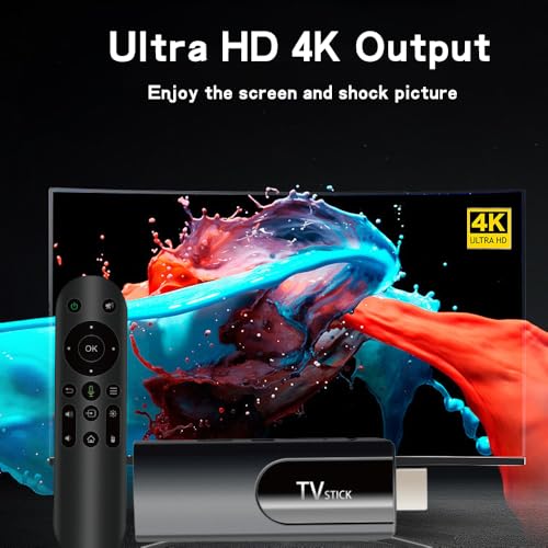 Image of FORIDA Smart Android 13 TV Box, 4K Ultra HD Streaming Device, H618 Quad Processor, Dual WiFi (2.4G /5G), 2GB RAM 16GB ROM, Voice Remote, TV Stick Dongle, Bluetooth, Chromecast Built-in Media Player