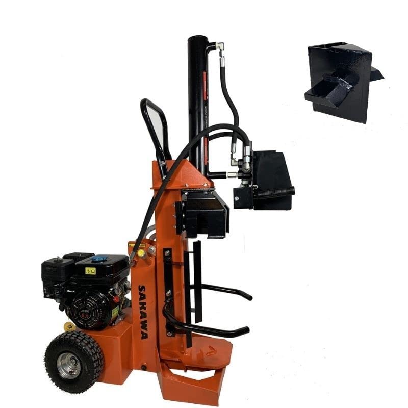 SAKAWA Astilladora Troncos Leña AS15TG + Cuña Cruz