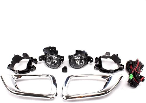 Miniatura 2 de Faros antiniebla faros delanteros kit de montaje de lámpara antiniebla reemplazo para Nissan Navara/Frontier/NP300 Pick Up 2015 ~ 2018 (un par)