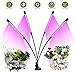 Produktbild CHAIRLIN Pflanzenbeleuchtung Pflanzenlampe 40W Pflanzenlicht Pflanzenleuchte Blumenlampe mit 4 Heads, 3 Timer, 8 Dimmbare Helligkeiten mit Klemme 360° Einstellbar Kopf