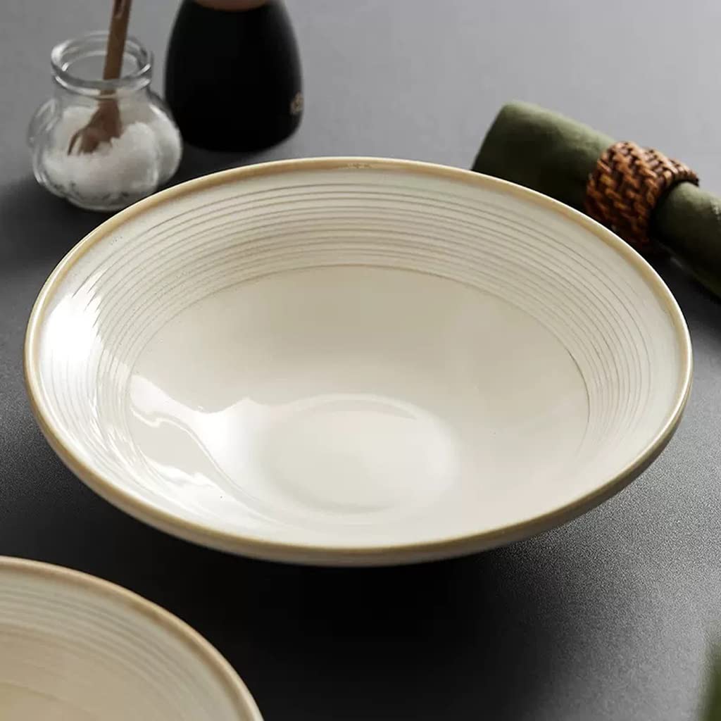 Tazones para servir Tazón de sopa Tazón Grande de cerámica para El hogar Tazón Grande de fideos para restaurante Tazón Grande para pescado hervido Tazón Grande para olla Tazón de cereales