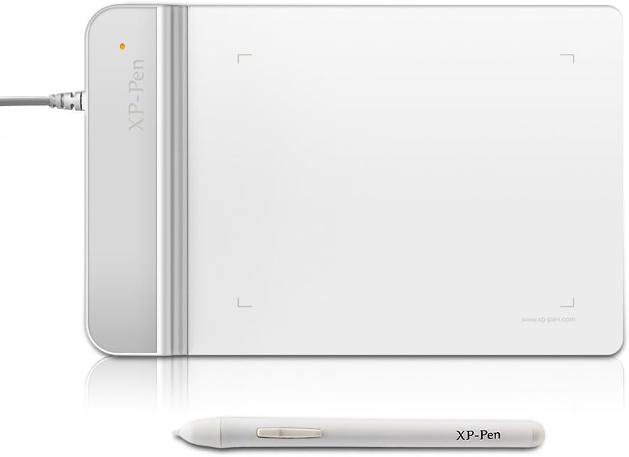 XP-Pen G430 Graphics Tablet 4x3 inch for osu! Art Design Pen Drawing Tablet White