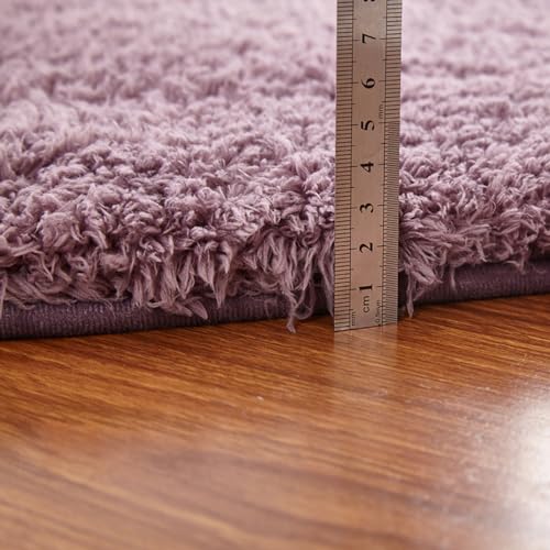 Tapis de sol moderne rose haut de gamme 50x120cm à poils épais - 3