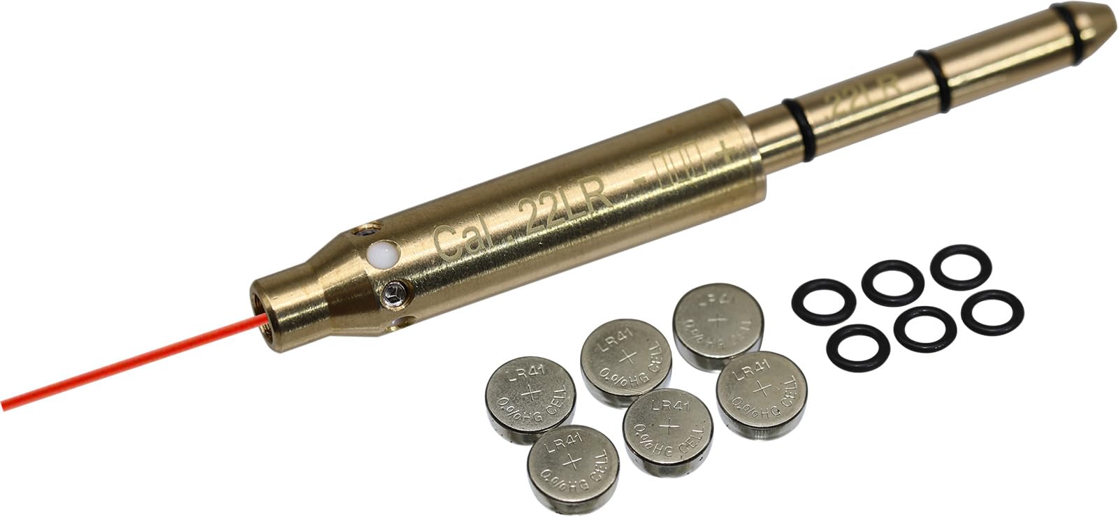 Cal.22LR Endlauf Bohrungsvisier Präzise und einfach Red Dot-Kartusche mit 2 Batteriesätzen
