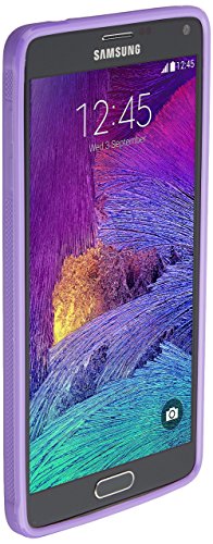 Galaxy Note 4 case, Nupro Lightweight Projective Bumper Case Cover for Galaxy Note - Clear/Purple