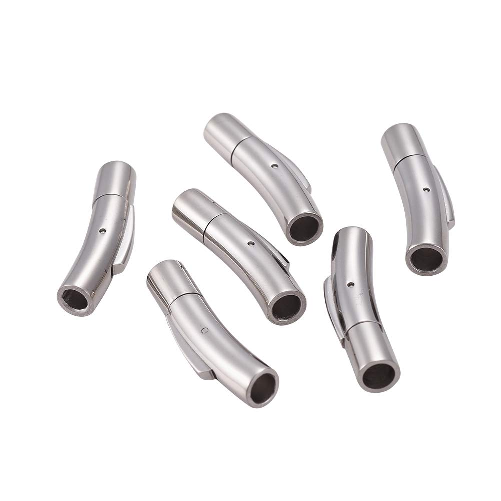 Airssory 10 Chiusure Magnetiche In Acciaio Inox 304 Con Foro