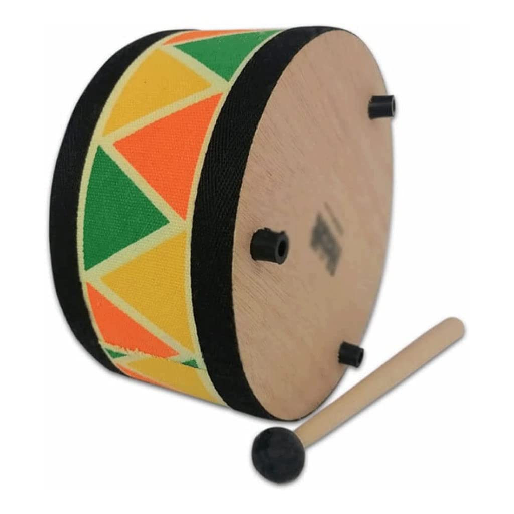 LIOONS Unique Tambour chaman Tambour à la Mode Tambour à Trois Tons Tambour éthéré coloré créatif Tambour à Langue en Bois Fait à la Main Tambour à Main Portable Belle Voix