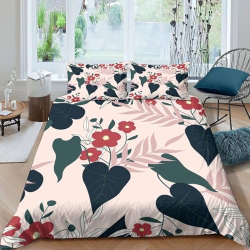 Linge de lit fleurs super king 260x220cm ultra doux de qualité supérieure - 4