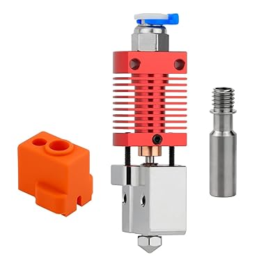 review Bimetal Heatbreak Ender 3 Pro Volcano Hot End Printhead Plated Copper Block Nozzle 0.4mm for Ender 3 Ender 3 V2 Ender 5 CR10 3D Printer Upgrades Parts (All Metal)