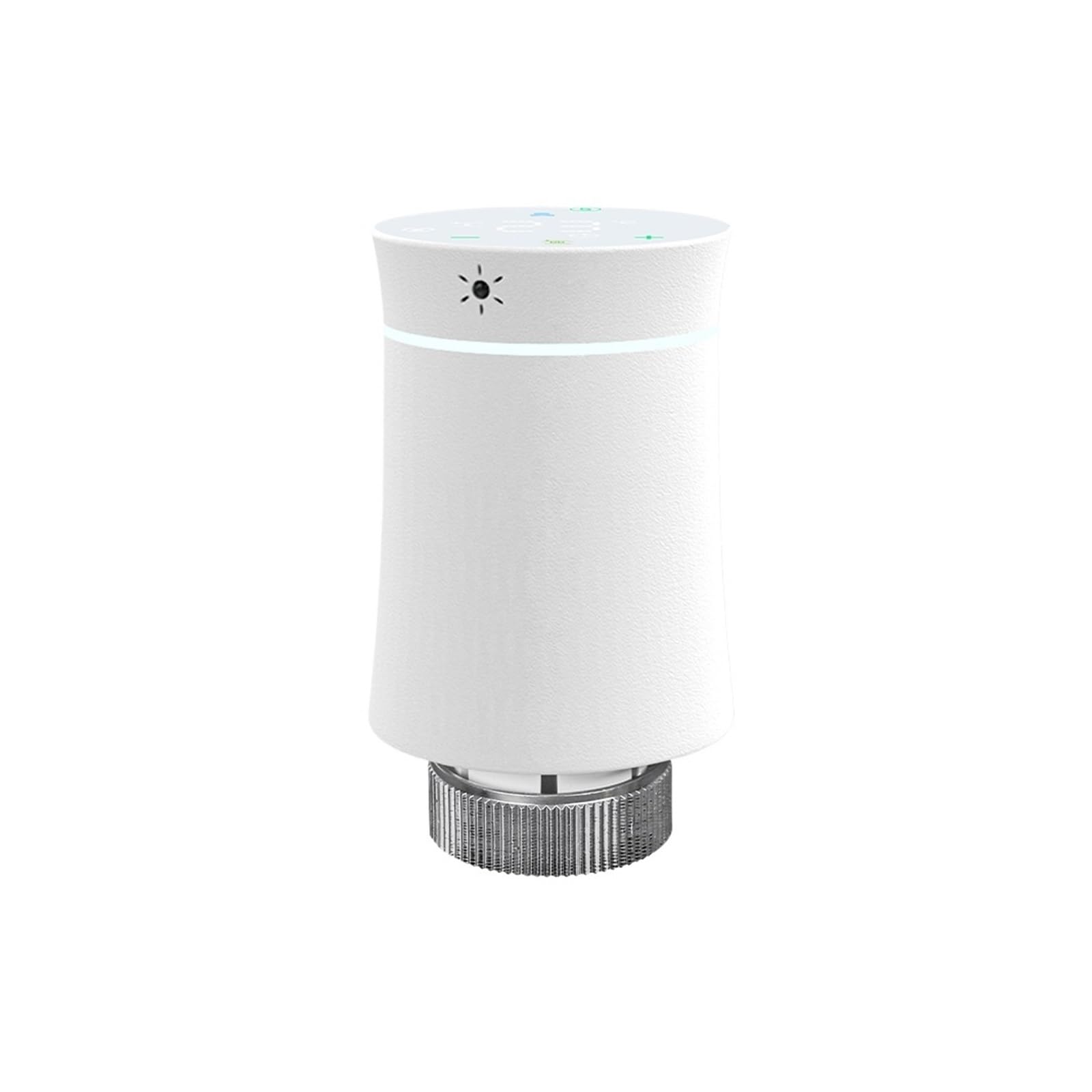 Inteligentny Termostat TRV, Zawór Grzejnikowy, Siłownik Regulatora Temperatury, Programowalne Sterowanie Głosowe OszczęDza Energię I Koszty Ogrzewania(Valve White,1 PC)