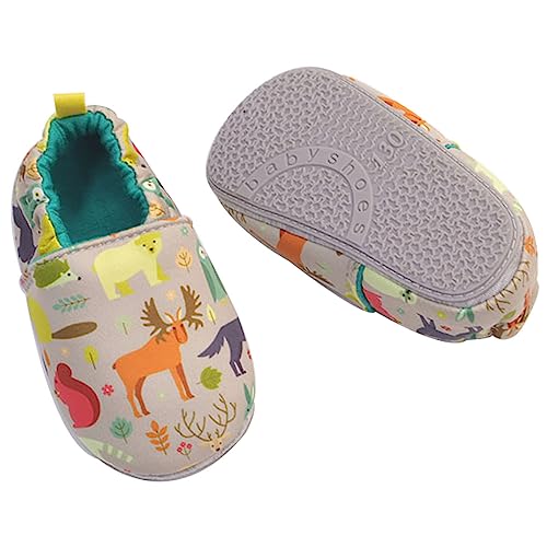 Lafegen Baby Boy Girl Walking Shoes Non Slip Soft Sole Infant Toddler Slipper Newborn Moccasins First Walker House Crib Sneaker Shoes thumb #4
