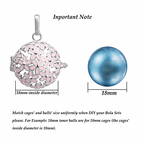 Eudora Harmony Bola 18Mm New 36 Colors Inner Ball Musical Chime Angel Chime Caller Bell Gold #TOP5