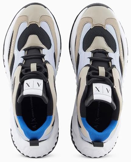 Armani Exchange Damen Vedder, Chunky Sole, Overall Logo Sneaker