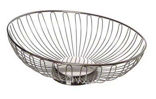 American Metalcraft OBS913 13-3/8" x 9-1/4" Stainless Steel Oval Basket