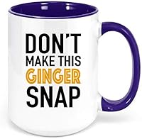Vista 4 de Don't Make This Ginger Snap/Taza de café divertida/diseño sublimado/regalo para ella/pelirroja (PINK)