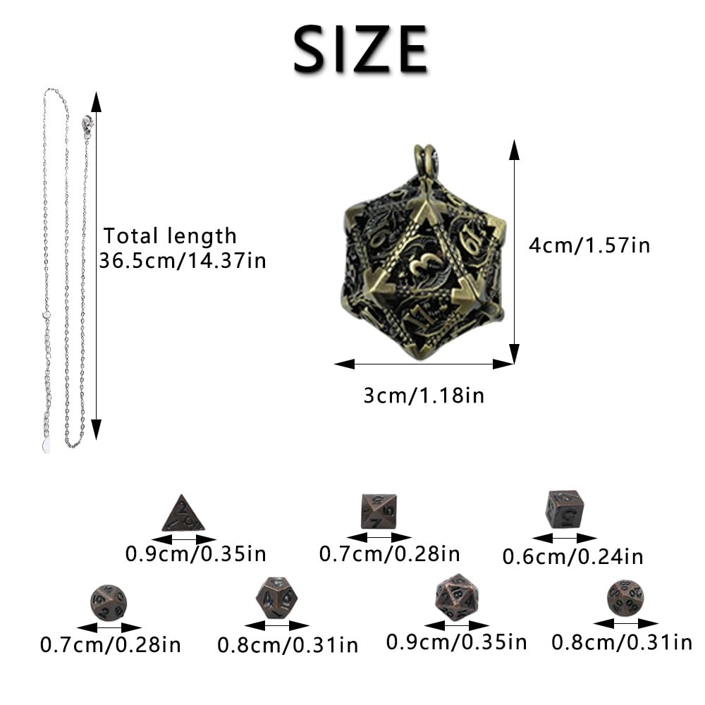 Set Di 42 Dadi Poliedrici Acrilici Per GDR - 6 Set Da 7 Pezzi Con Borse In Velluto - D&D Pathfinder