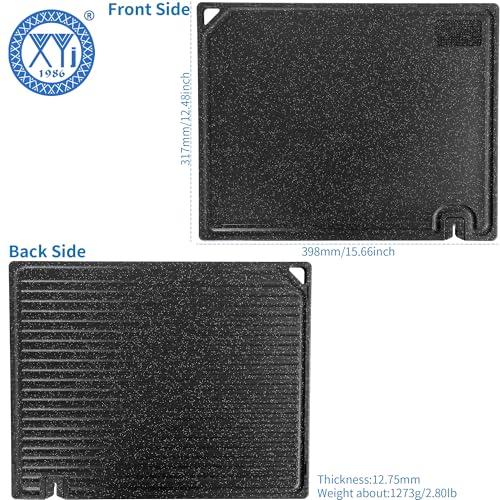 XYJ Authentic 1986, Durable Dishwasher Safe Cutting Board with Juice Groove