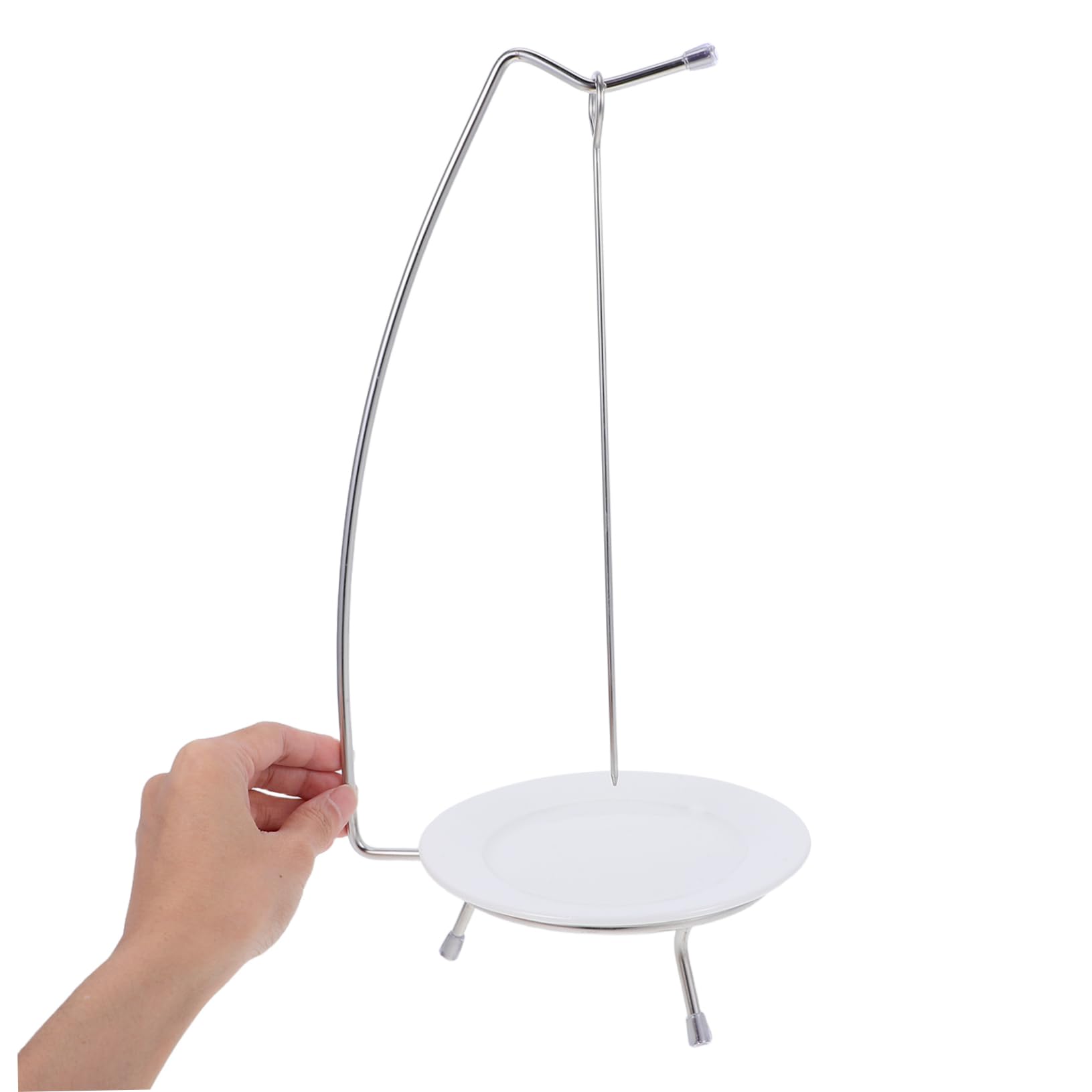 Set di 6 Spiedini Supporto Resistente alle Alte Temperature e Acciaio Inossidabile per Barbecue in Acciaio Inossidabile per Grigliate e Pranzi in Famiglia per Grigliate Pranzi in Famiglia