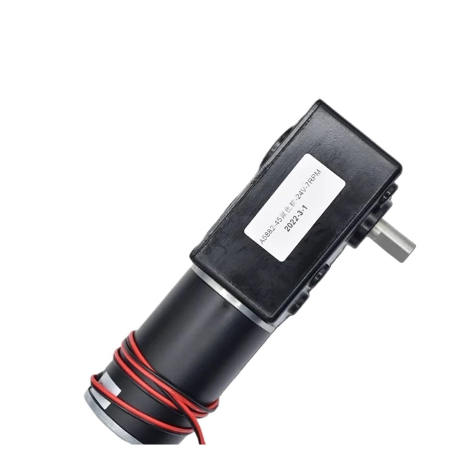 A5882-4 250 kg.cm 12 V 24 V Gleichstrom-Getriebemotor, starkes Drehmoment, Metall-Turbo-Schneckengetriebe, umgedrehte selbsthemmende Schnecke mit niedriger Drehzahl(24V 100RPM)