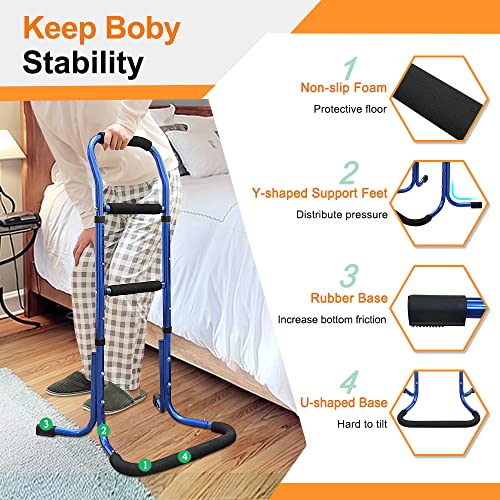 Chair Stand Assist for Elderly Bed Rails Adults Safety Assist Chair Lift Bed Cane for Seniors Bed Assist Bar Bedside Rail Sit to Stand Lift Portable Railing Mobility Aids Couch Assistance Stand Up