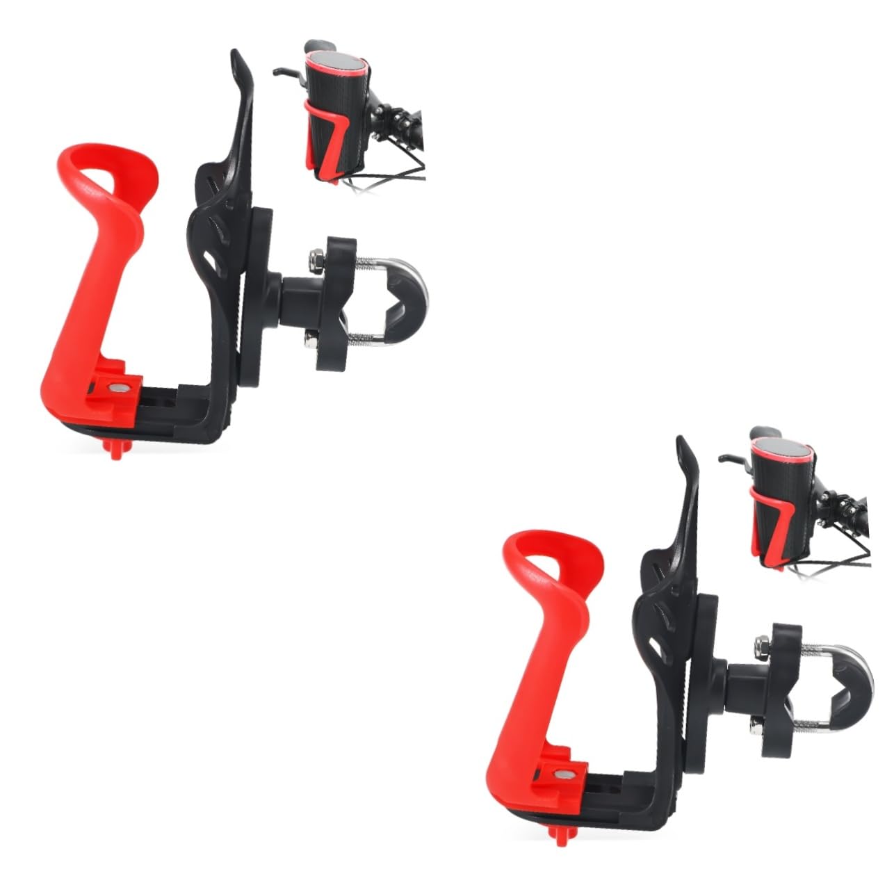 2 Stücke Isolierte Fahrrad Wasser Flasche Robust Flasche Käfig Einfach Installieren Bike Cup Rack