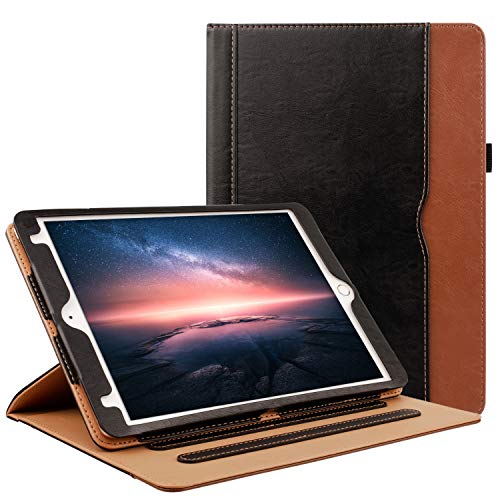 Grifobes iPad 7th Generation Case,iPad 10.2 2019 Case,[360 Protection] Premium Pu Leather Folio