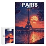 【Une pièce mémorable】 : faites plaisir et défiez votre famille et vos amis en reconstituant cet incroyable puzzle de Paris 300 PCS. Ramenez à la maison des heures de plaisir et de divertissement que tout le monde appréciera.