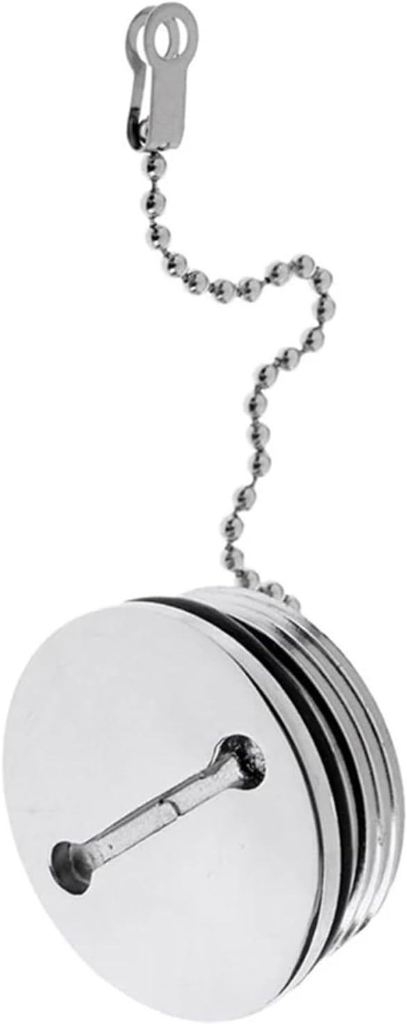 1個 38/50mm 燃料ガスタンクキャップとキースペアーヨット交換用ハードウェアステンレススチールボートハードウェアアクセサリー(