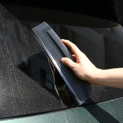 QWORK Abzieher Auto Silikon Abzieher Autoabzieher Auto Silikon Wasserabzieher für Auto Fenster Spiegel