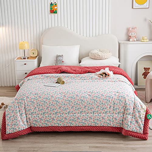 Couette Simple 10,5 tog, Couverture de Fibre entièrement Douce pour l'été - literie Confortable et fraîche