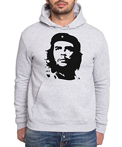 Che Guevara sudadera para hombre Cuba Libre Comandante Revolution, Grau, XX-Large