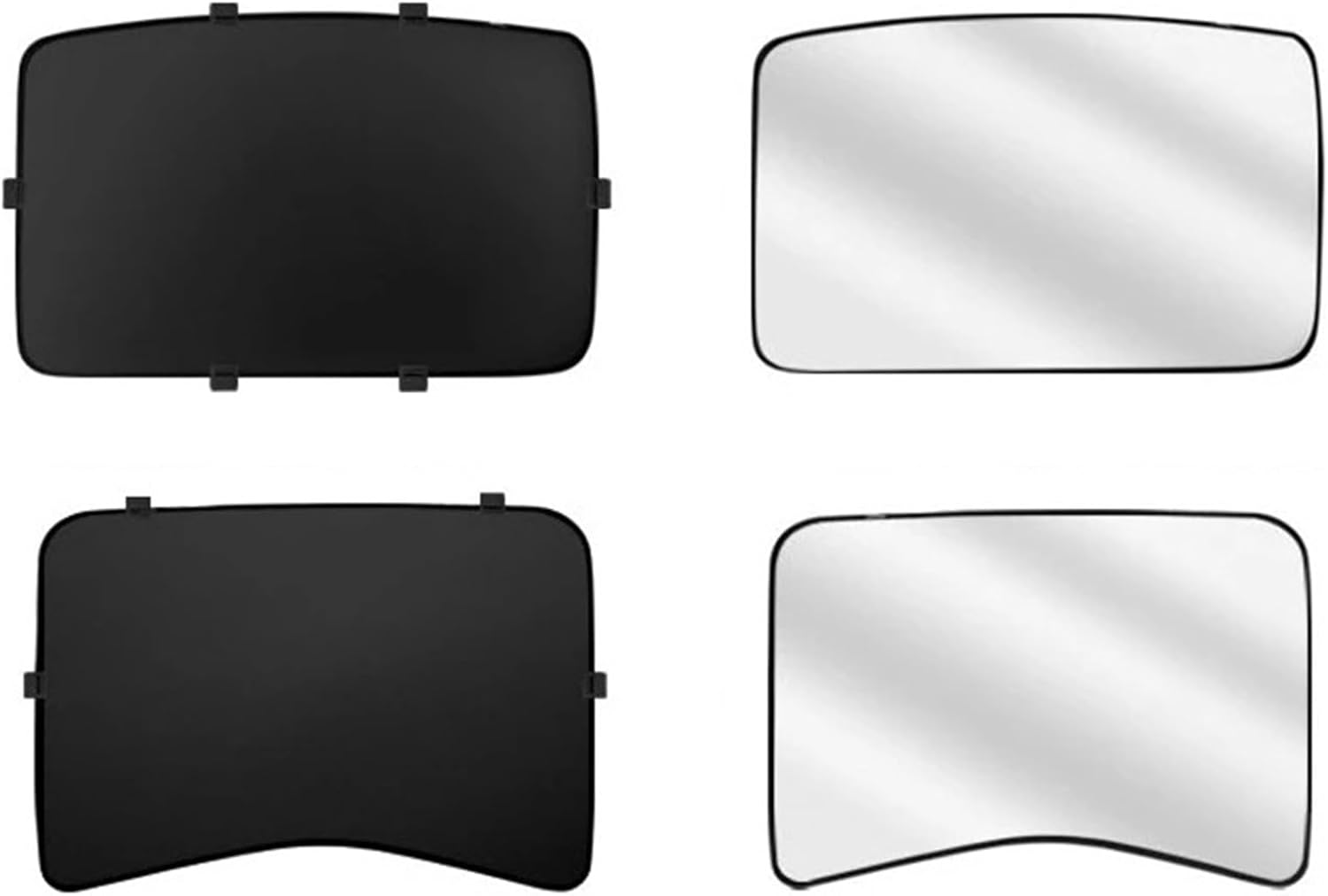 Sunshade for Tesla Model 3+ Highland 2024 Glass Sun Roof Shade Skylight Blind Shading Model3 2023 Front Rear Sunroof Accessories(M3 Highland Gray)