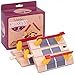 Train Track Crossings (2-Pack) | Wooden Railway Street Crossings with Plastic Safety Barriers | Expansion Pieces Compatible with Major Classic Toy Train Car Hobby Brands
