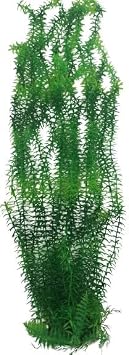 Aquariumh2o Jumbo Thin Leaf Green Aquarium, Pond Artificial Plant 30 Inch 75-80cm Tall, Fish Tank Foliage Ornament | Extra Long Plastic Seaweed Aquascaping Decoration