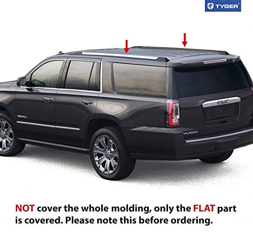 Made In Usa! Compatible With 2015-2020 Chevy Suburban | Gmc Yukon Xl Roof Rack Body Molding Trim Cover 2Pc #TOP1
