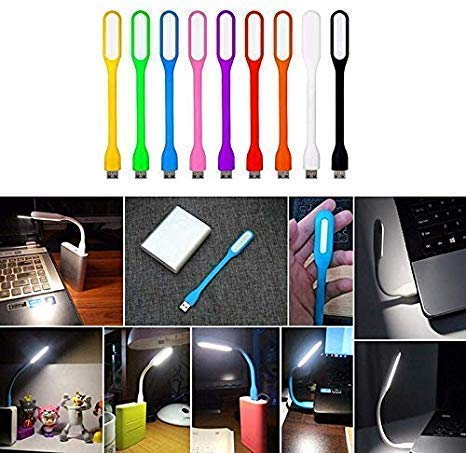 Image of Silicone TYROCX Portable Flexible USB LED Light Lamp, Multicolour, Small (USB-LED-LAMP) (Mix Colors)
