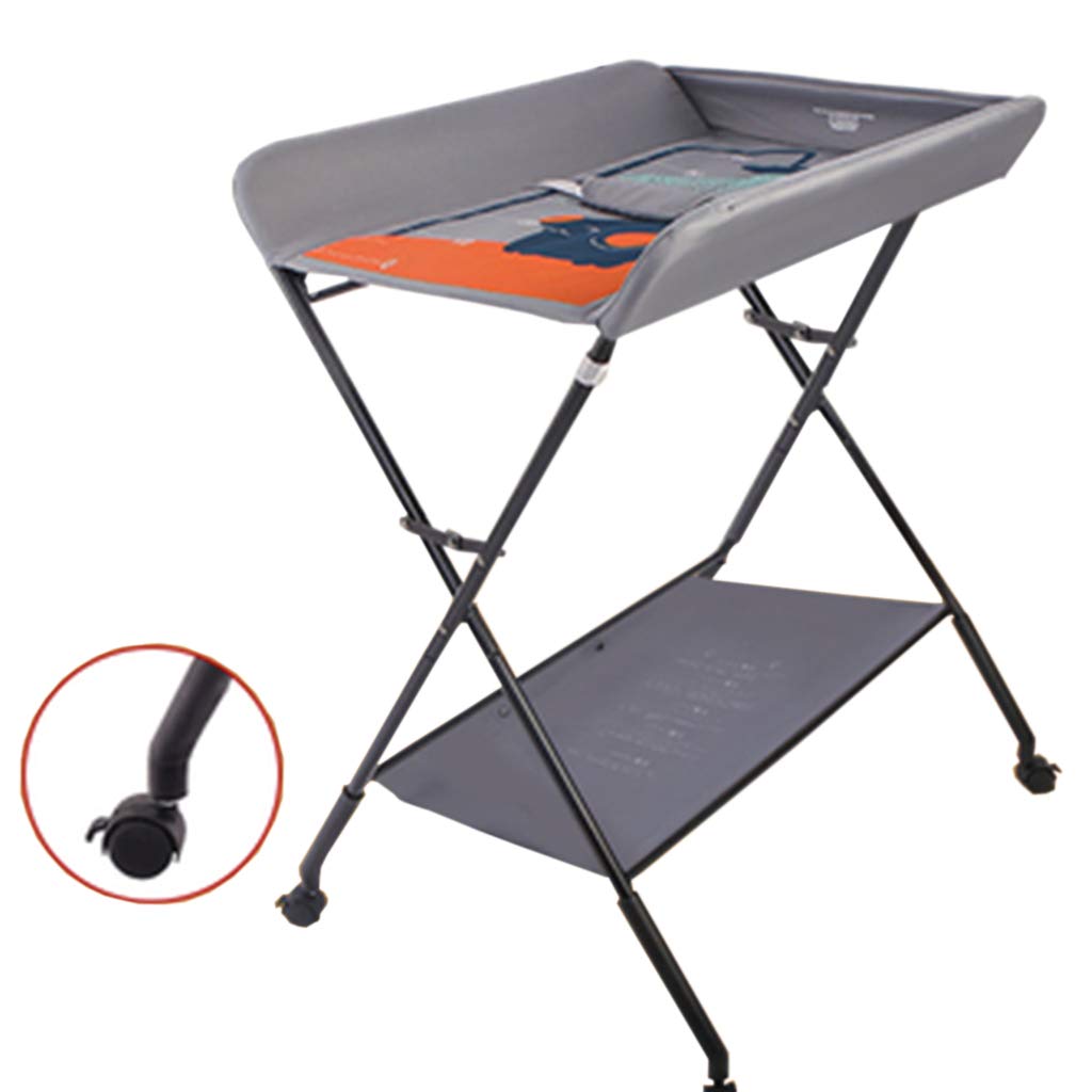Buy Baby Changing Table Foldable with Safety Straps, Save Space Infant