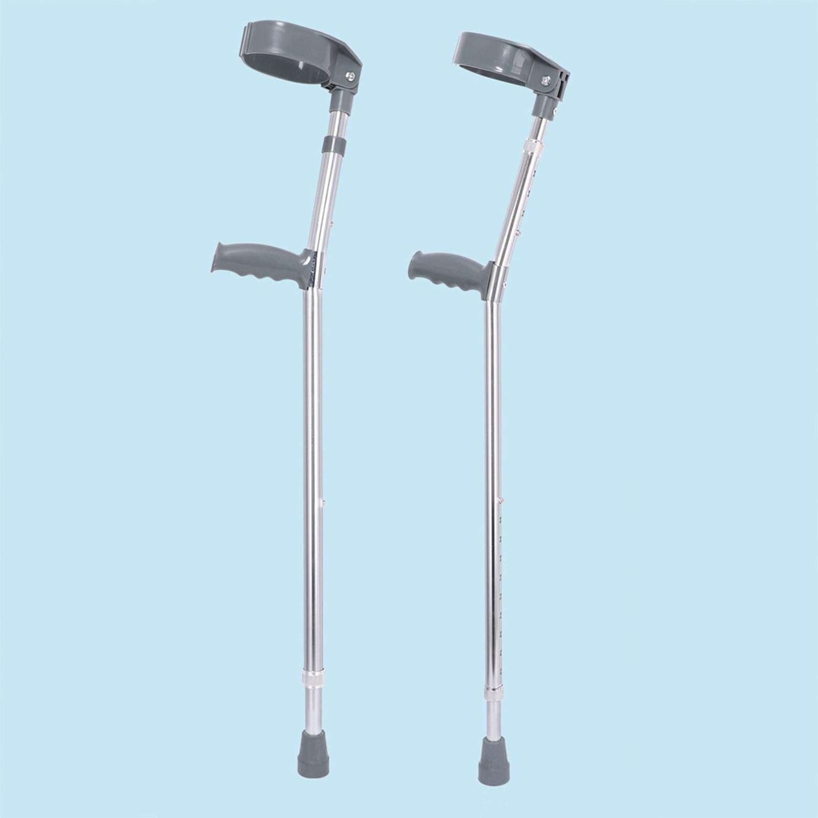 Muletas Adulto, Altura Ajustable De 140 A 188 Cm, Muletas Para El Brazo Cómodas Aluminio Médicas Muletas Ortopédicas Para Lesiones En Las Piernas