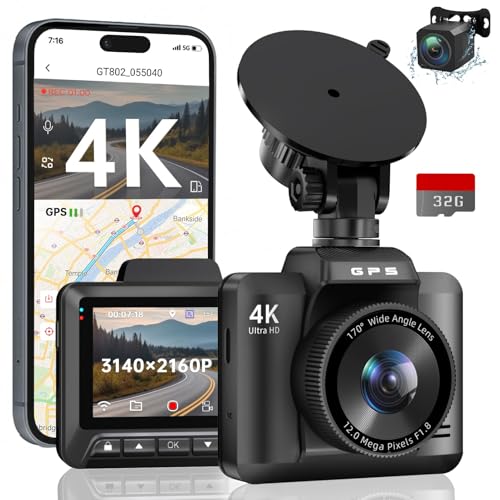 4K Dashcam Auto Vorne Hinten