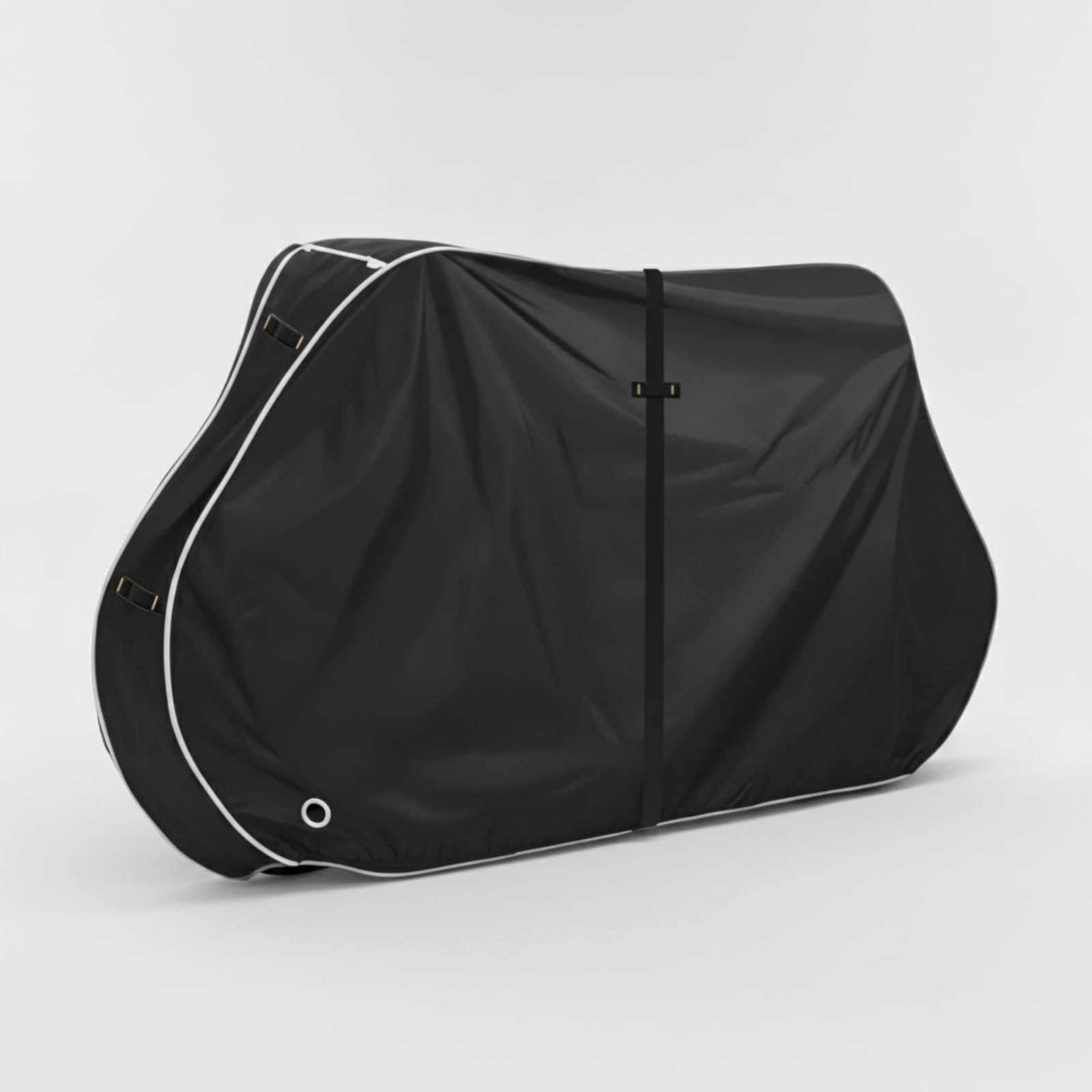Outdoor Fahrradabdeckung Fahrradschutz Planenbezug Hülle Regenschutz aus 600D Oxfordgewebe Reißfest mit Sicherungsriemen Und Elastischer Kante, 70 25 45in 178 115 64 cm, Style to 4