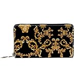 Hochwertiges Material: Unsere gemusterte Geldbörse mit Reißverschluss für Damen ist aus luxuriösem und hochwertigem PU-Leder gefertigt.