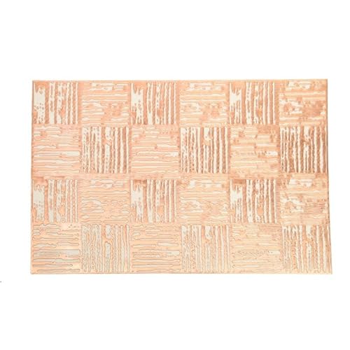 Dkiugl Gold Rose Western Placemats Household Pvc Heat Insulation Pads Hotel Restaurant Decorative Insulated Mat