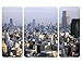 Produktbild Apalis Wand Wandbild Der Tokyo City Triptychon, Größe: 108 cm x 72 cm