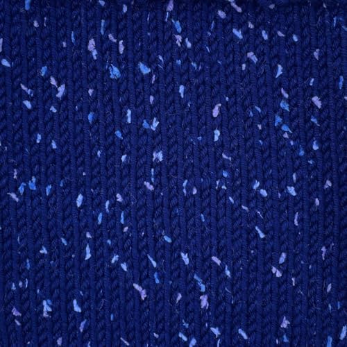 Tweed Twinkles Soft Baby Yarn for Crocheting, 8-Pack (696Yds / 400G), Free Patterns - Acrylic Baby Blanket Knitting Yarn with Flecks - Size 3 DK Light Worsted Weight - Midnight Blue by KnitPal - Image 5