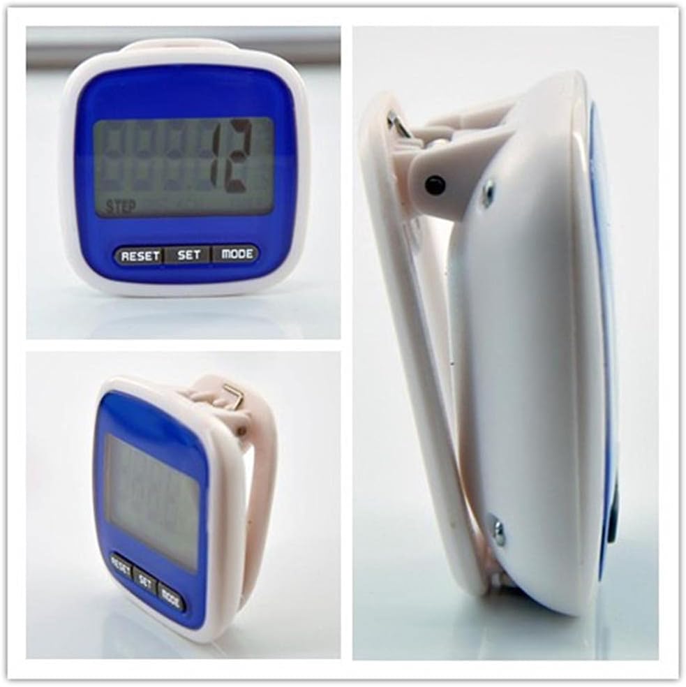 Simple Pedometer LCD Dispaly 3D Walking Step Counter Pedometer Running Walking Passometer Counter with Clip