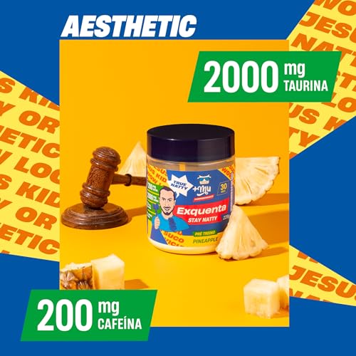 +Mu Pre Treino Exquenta Stay Natty Sabor Pineapple - 225g | collab Rodrigo Góes