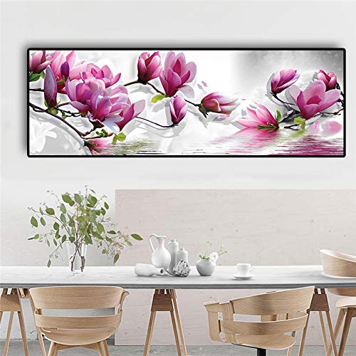 Cuadros de orquídeas dsdsgog de 40x120cm y láminas florales en lienzo 2