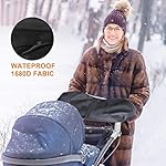 Eyscoco Kinderwagen Handwärmer,Handwärmer Handschuhe Handmuff für Kinderwagen Buggy Kinderwagenmuff mit Fleece Innenseite,Kinderwagen Handschuhe Atmungsaktiv Wasserfest Winddicht